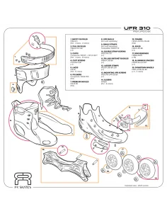 FR - UFR 310 - BLACK – Rollers – FR SKATES – 1 2