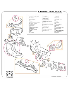 FR - UFR 90 - INTUITION - BLACK – Rollers – FR SKATES – 1 2