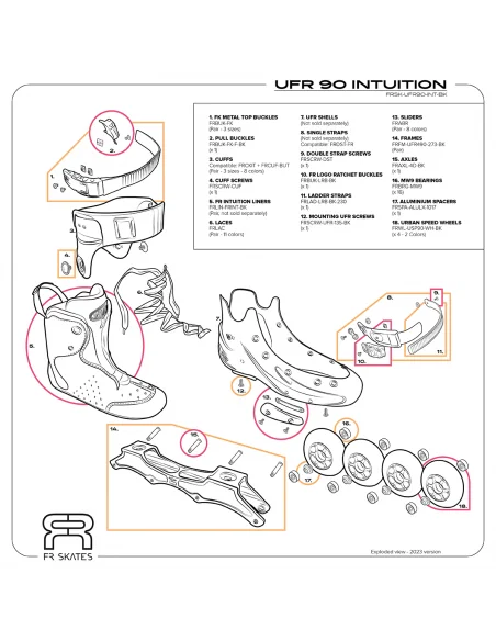FR - UFR 90 - INTUITION - BLACK – Inline Skates – FR SKATES – 2 FR - UFR 90 - INTUITION - BLACK – Inline Skates – FR SKATES – 2