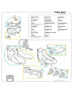 FR - FR3 310 - WHITE – Rollers – FR SKATES – 1 2