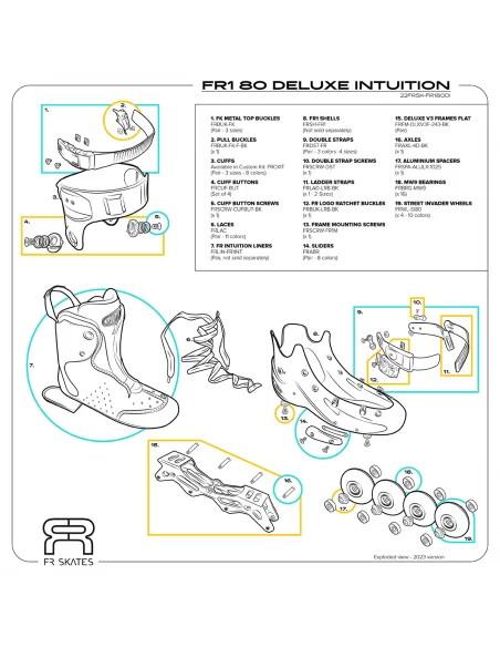 FR - FR1 80 DELUXE INTUITION - BLACK - NEW MODEL 2023 – Inline Skates – FR SKATES – 2 FR - FR1 80 DELUXE INTUITION - BLACK - NEW MODEL 2023 – Inline Skates – FR SKATES – 2