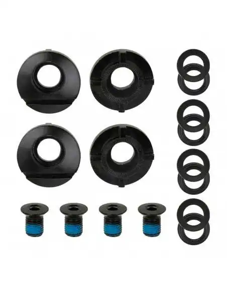 SEBA CUFF BUTTON x4 incl. screw + washers BLACK – Repuestos y Herramientas – SEBA – 1