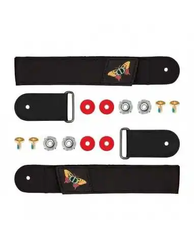 FR - UFR POWERSTRAP DD + LOOP + SCREWS - BLACK + DD LOGO – Repuestos y Herramientas – FR SKATES – 1