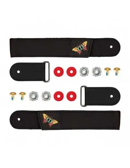FR - UFR POWERSTRAP DD + LOOP + SCREWS - BLACK + DD LOGO – Repuestos y Herramientas – FR SKATES – 1