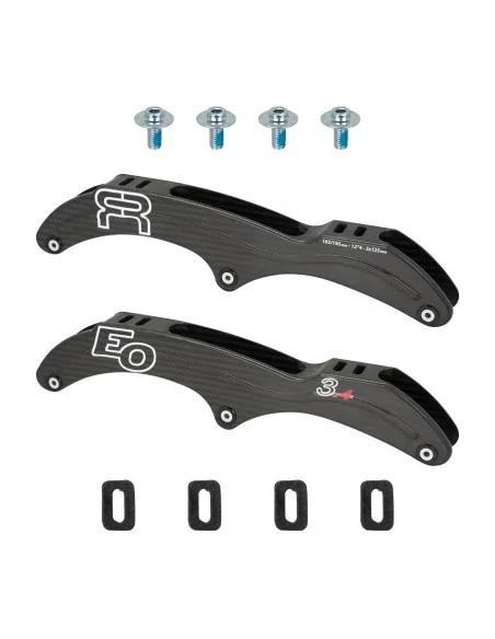 FR - EO CARBON FRAMES - 3X125 - 195/165 - CARBON - PAIR – Pièces détachées – FR SKATES – 1