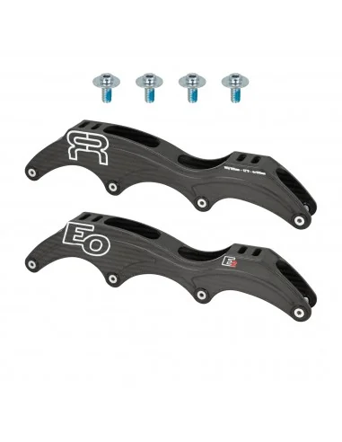 FR - EO CARBON FRAMES - E2 - 4X100 - 12"0 - 195/165 - CARBON - PAIR – Spare Parts – FR SKATES – 1