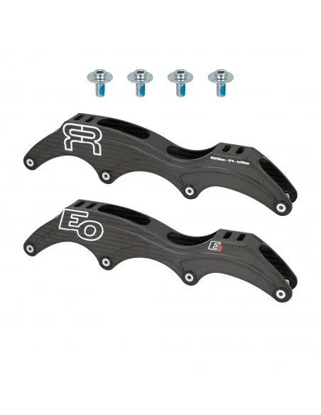 FR - EO CARBON FRAMES - E2 - 4X100 - 12"0 - 195/165 - CARBON - PAIR – Spare Parts – FR SKATES – 1