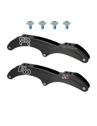 FR - EO CARBON FRAMES - H3+ - 2X125+110 - 195/165 - CARBON - PAIR – Spare Parts – FR SKATES – 2