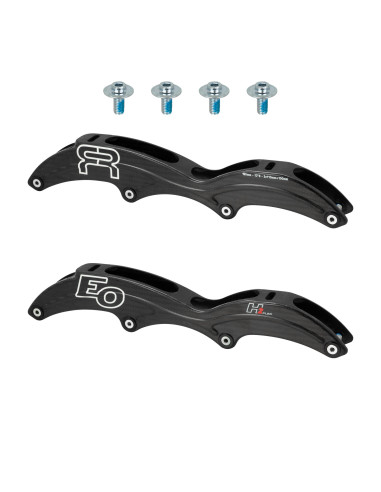 FR - EO CARBON FRAMES - H2 - 3X110+100 - 195 - CARBON - PAIR – Spare Parts – FR SKATES – 2