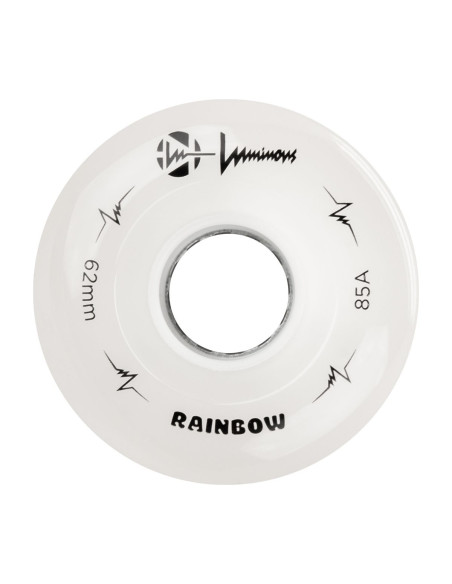 LUMINOUS - LED QUAD WHEELS - SIXIES (6LED) RAINBOW - WHITE – Repuestos y Herramientas – Luminous Wheels – 1