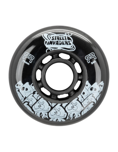 FR - STREET INVADERS WHEELS 84A - PACK OF 4 – Pièces détachées – FR SKATES – 3