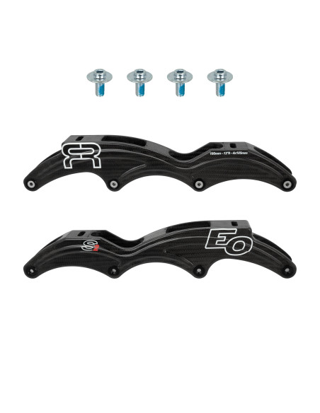 FR - EO CARBON FRAMES - S2 - 4X105 - 12"8 - 195 - CARBON - PAIR – Spare Parts – FR SKATES – 2