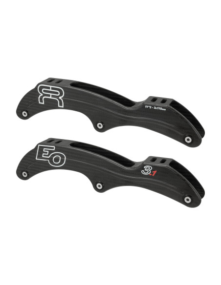 FR - EO CARBON FRAMES - 3X110 - 195/165 - CARBON - PAIR – Repuestos y Herramientas – FR SKATES – 2