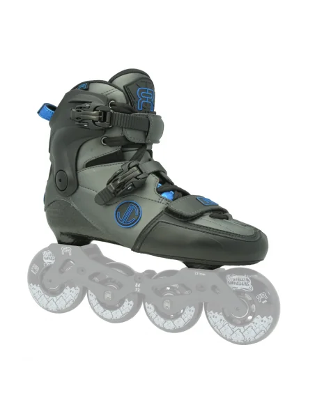 FR - SL SEVEN - GREY/BLUE - BOOT ONLY – Rollers – FR SKATES – 1